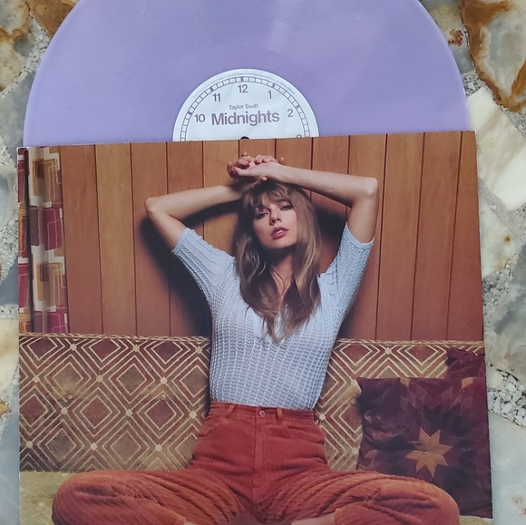 Taylor Swift Other - Taylor Swift - Midnights: Lavender Edition 33 RPM Vinyl Record+Poster (2022)